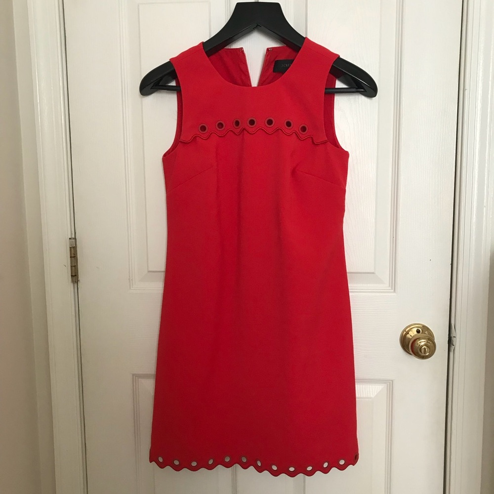 J.Crew Scalloped Shift Dress